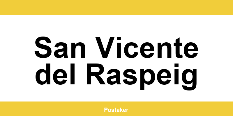 Encuentra el Punto Pack de InPost en San Vicente del Raspeig