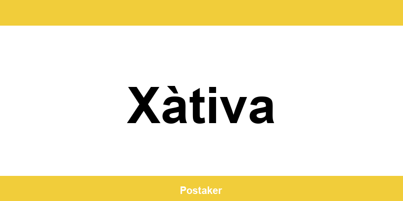 Encuentra el Punto Pack de InPost en Xàtiva